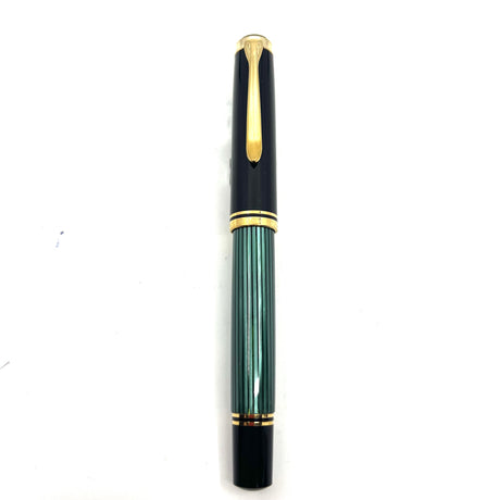 Pelikan Souveran M800 Green Striped Fountain  Pen