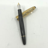 Montblanc Meisterstuck Doue Solitaire 146 LeGrand Fountain Pen - Gold Plated Pinstriped Cap