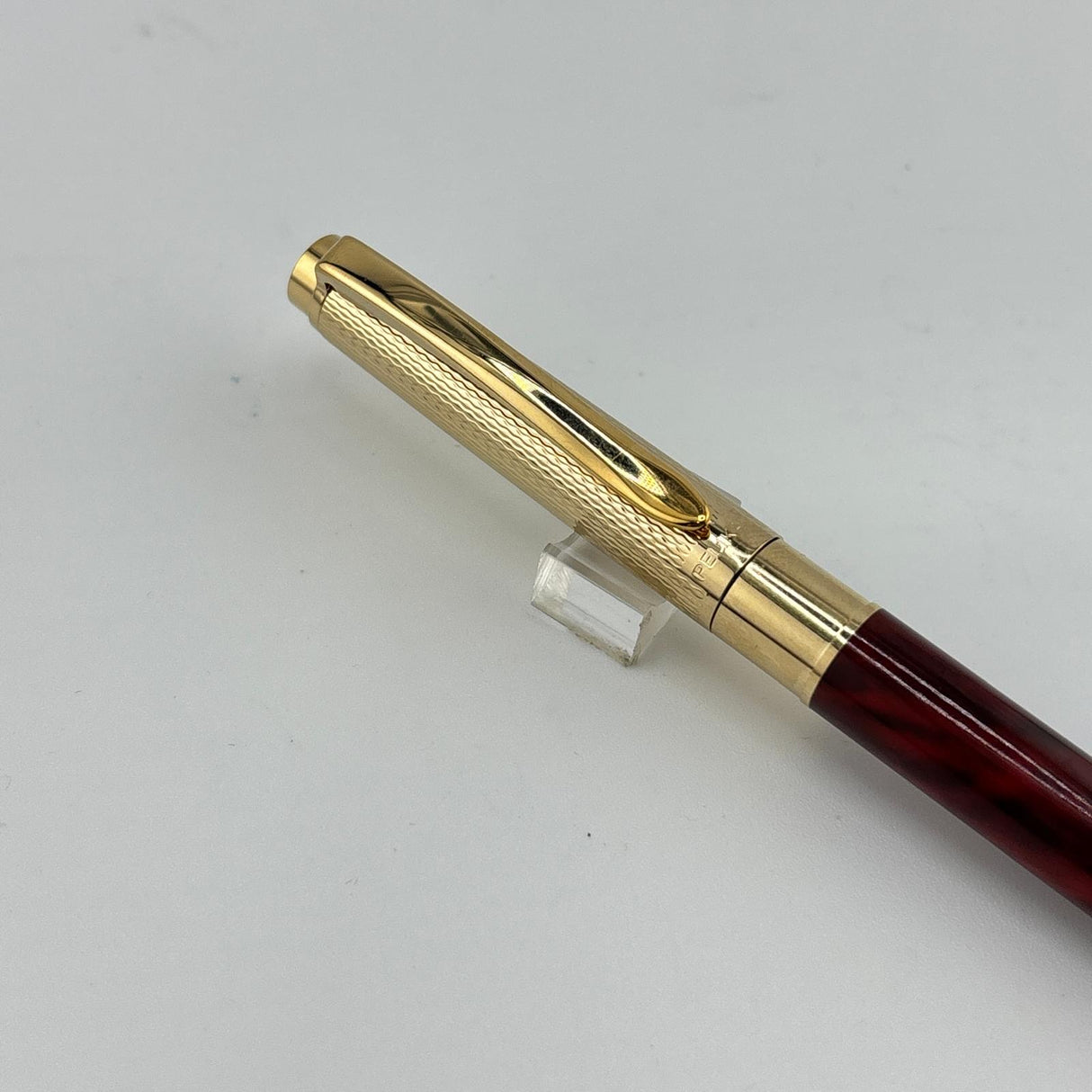 Pelikan Celebrity P590 Red Marble Lacquer Set - Beautiful Set ! RB +MP