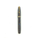 Conway Stewart "Autumn" (Marbled Amber/Black/Blue) Fountain Pen