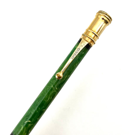 Parker Duofold Senior Flat Top Green Jade Pencil