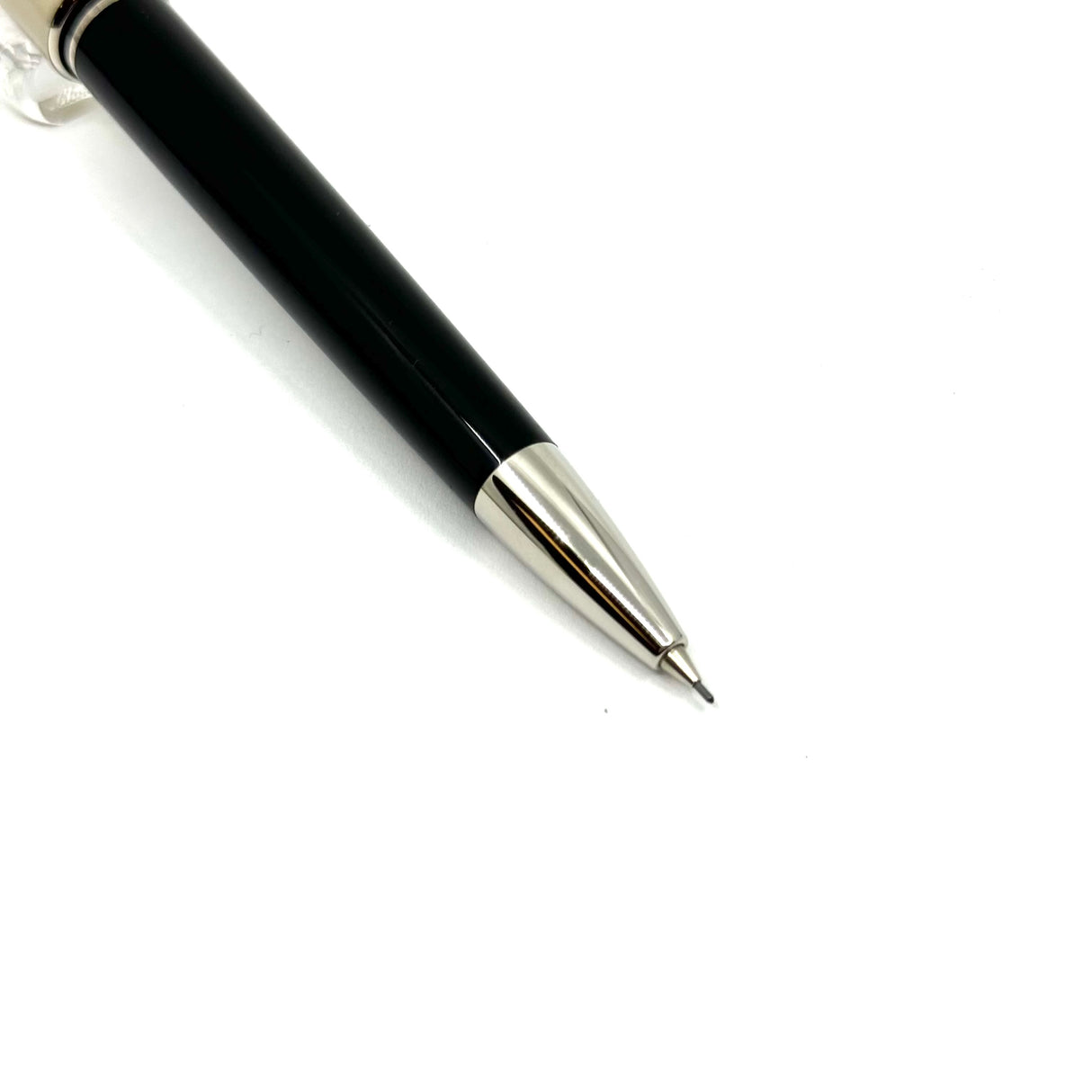 Dunhill Sidecar Ivory Lacquer Cap/Black Barrel Mechanical  Pencil - 0.7mm Lead