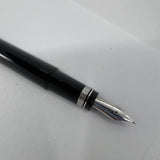 OMAS Blue/Black #360 Triangulated Fountain Pen - Medium 18kt Gold Nib
