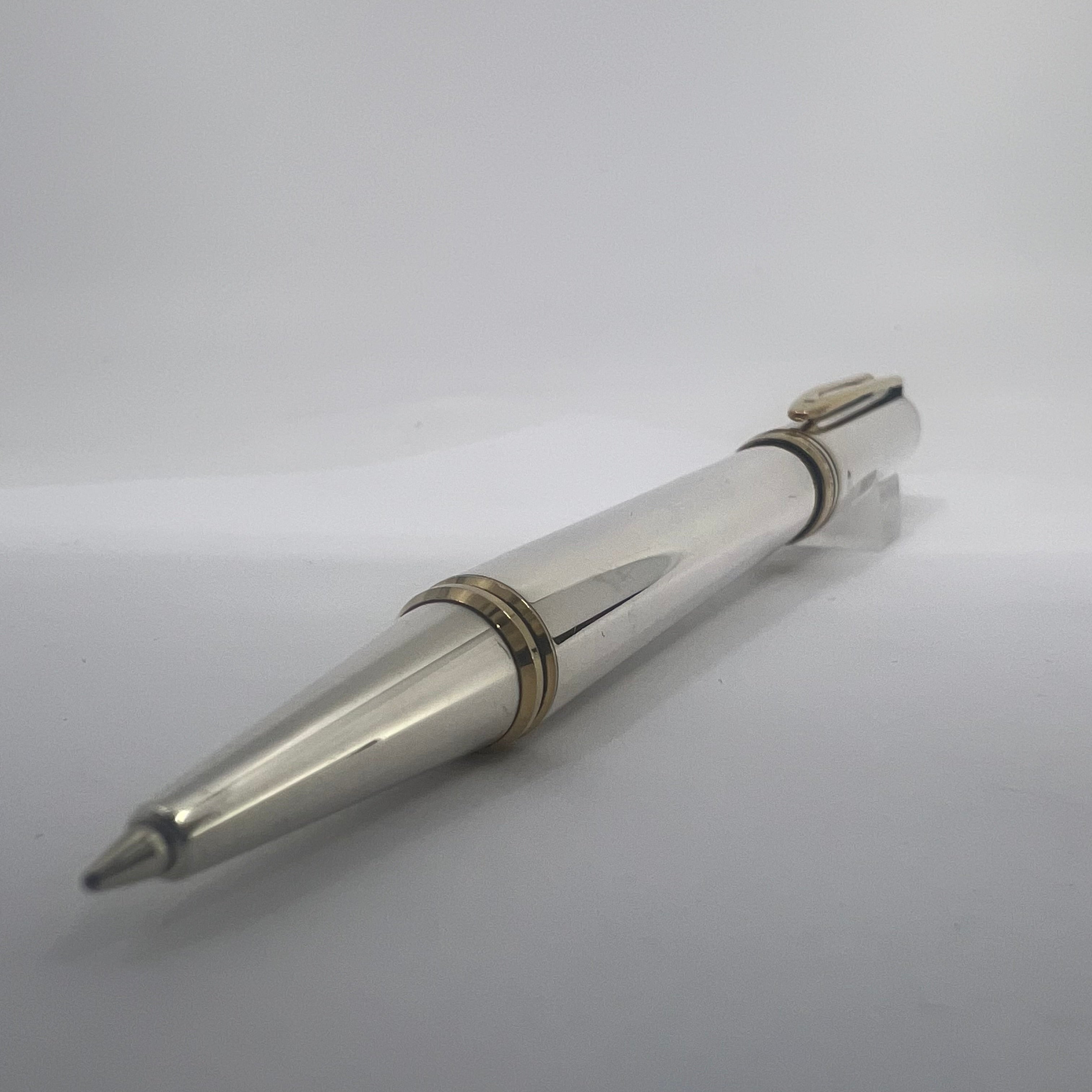 Waterman Man 100 Full Covered Sterling Silver Ballpoint Pen