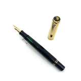Pelikan M450 Fountain Pen - Gold Vermeil Cap -  Fine 14kt Gold Nib