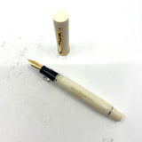 Conway Stewart Churchill White Striped Fountain Pen