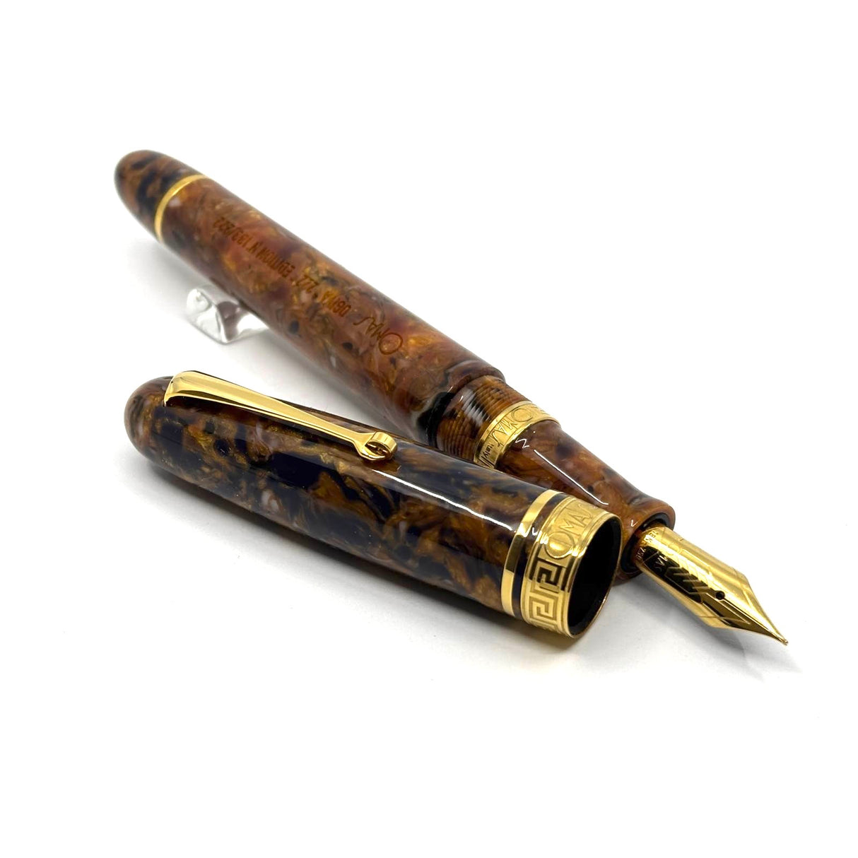 OMAS Gran Ogiva "222" Celluloid Blue Saffron Limited Edition Fountain Pen