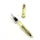 OMAS Ogiva Transparent Fluted Demonstrator Fountain Pen - Medium 18kt Gold Nib