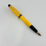 Aurora Ipsilon Resin Yellow Pen Set  - Fountain Pen Rollerball and Ballpoint
