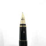 Pilot-Namiki Black Resin Falcon Fountain Pen - Flexible Broad 14kt Gold Nib