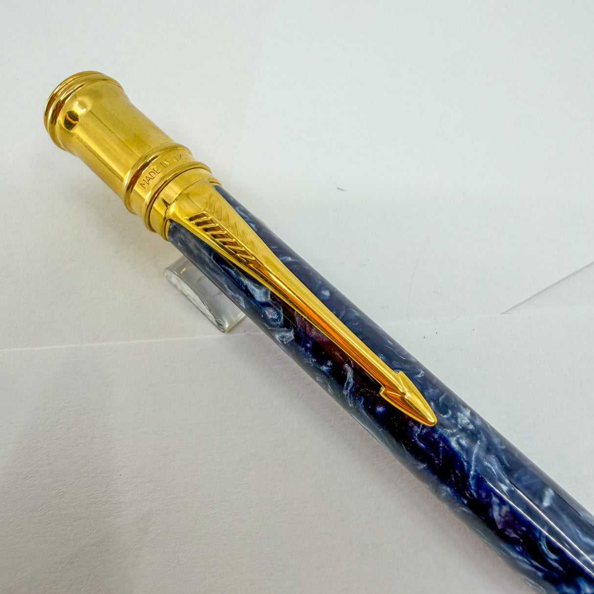 Parker Duofold  Blue Marble  Ballpoint Pen