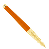 ST Dupont Game of Thrones Line D Eternity Fountain Pen (Fire Orange)