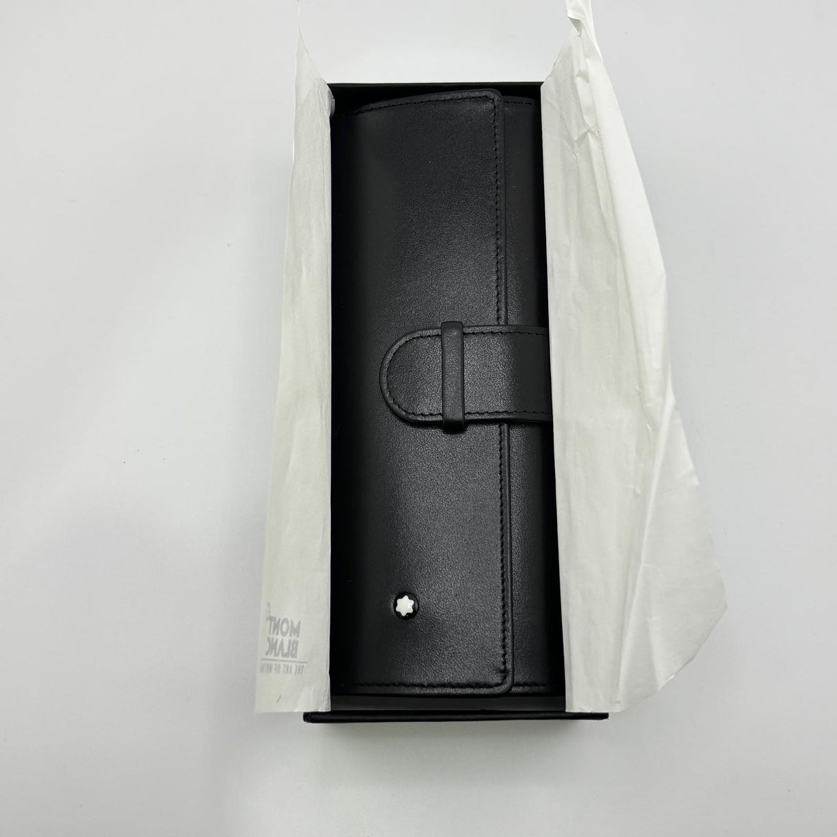 Montblanc Traveller Leather travel case Black - top quality !