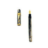 Visconti Ragtime "Blonde" Celluloid (Black & Ivory) Fountain Pen (1993)