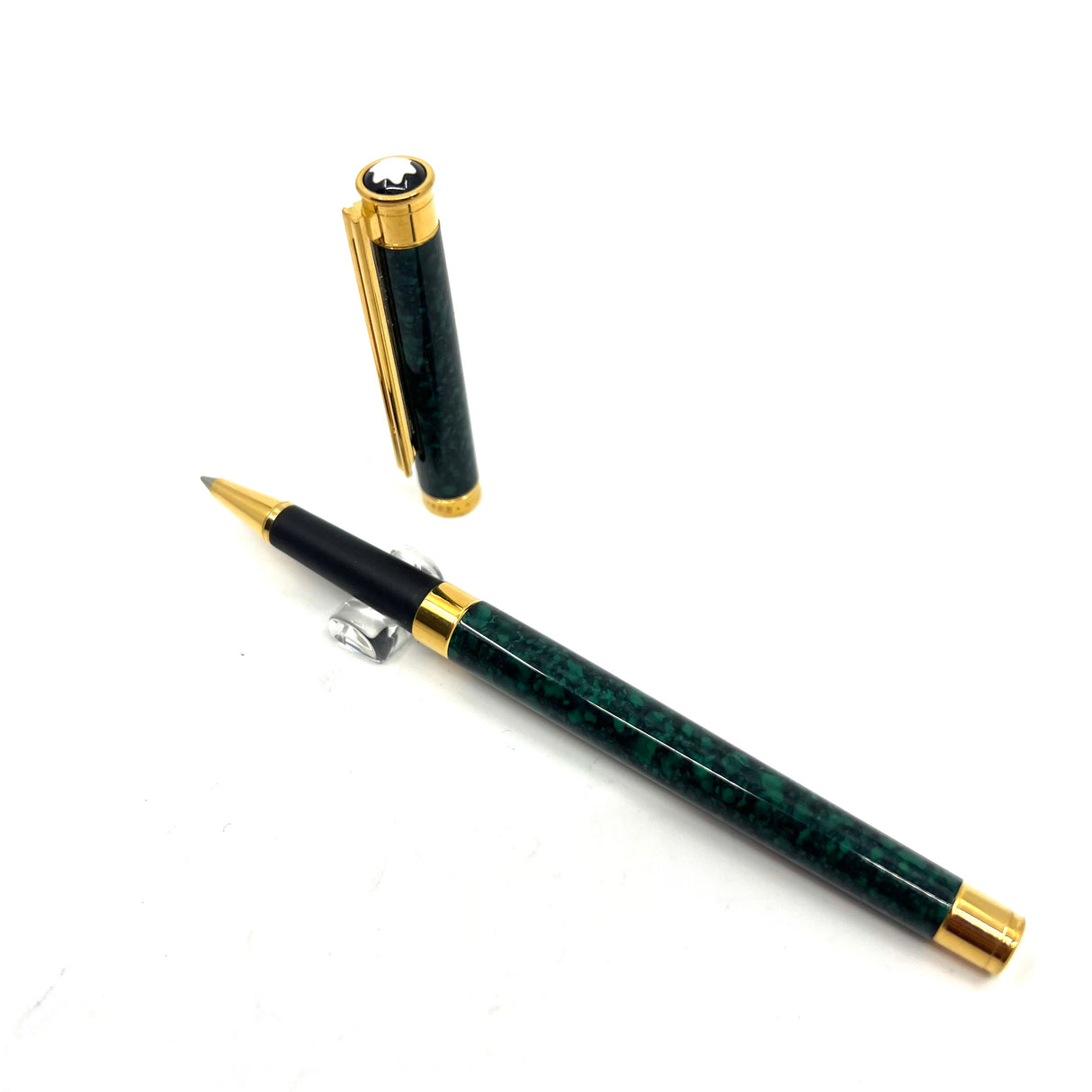 Montblanc Noblesse Green & Black Marbled Rollerball