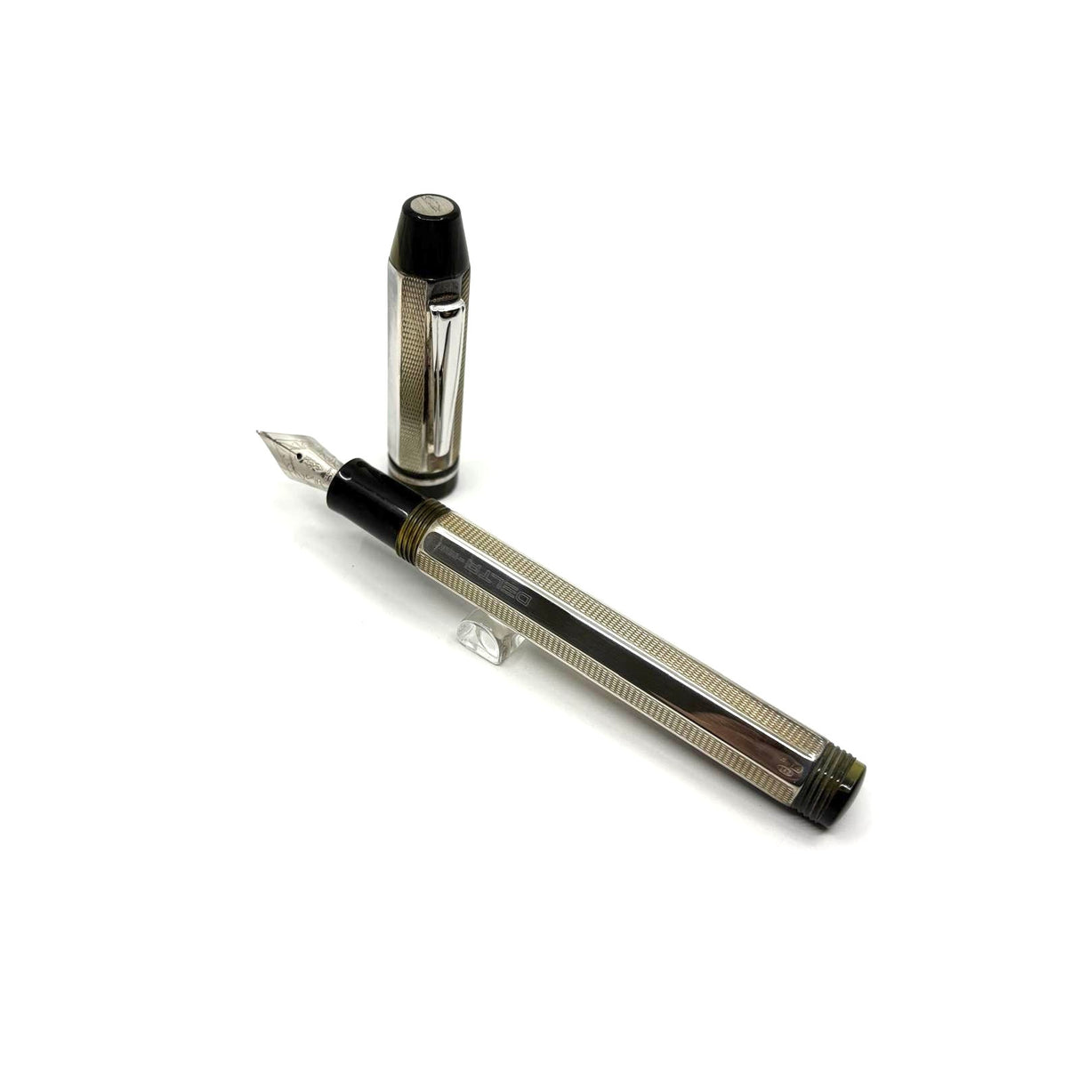 Delta Profili 8-Sided Sterling Silver Fountain Pen