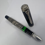 Pelikan M910 Toledo Sterling Silver Fountain Pen - Medium 18kt Gold  Nib