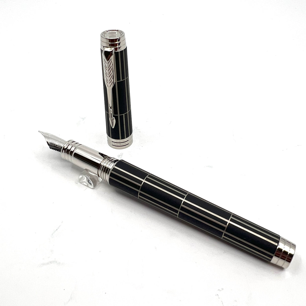 Parker Premier Soft Touch Art Deco Design  Fountain Pen