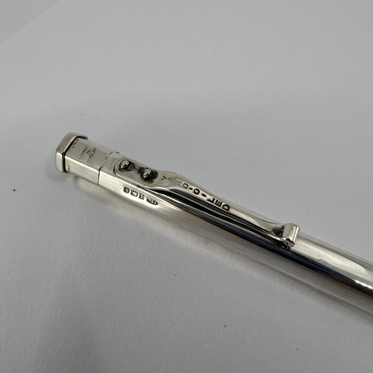 Yard-o-Led Diplomat Six-Sided Sterling Silver Plain Pencil -  1.1mm Lead