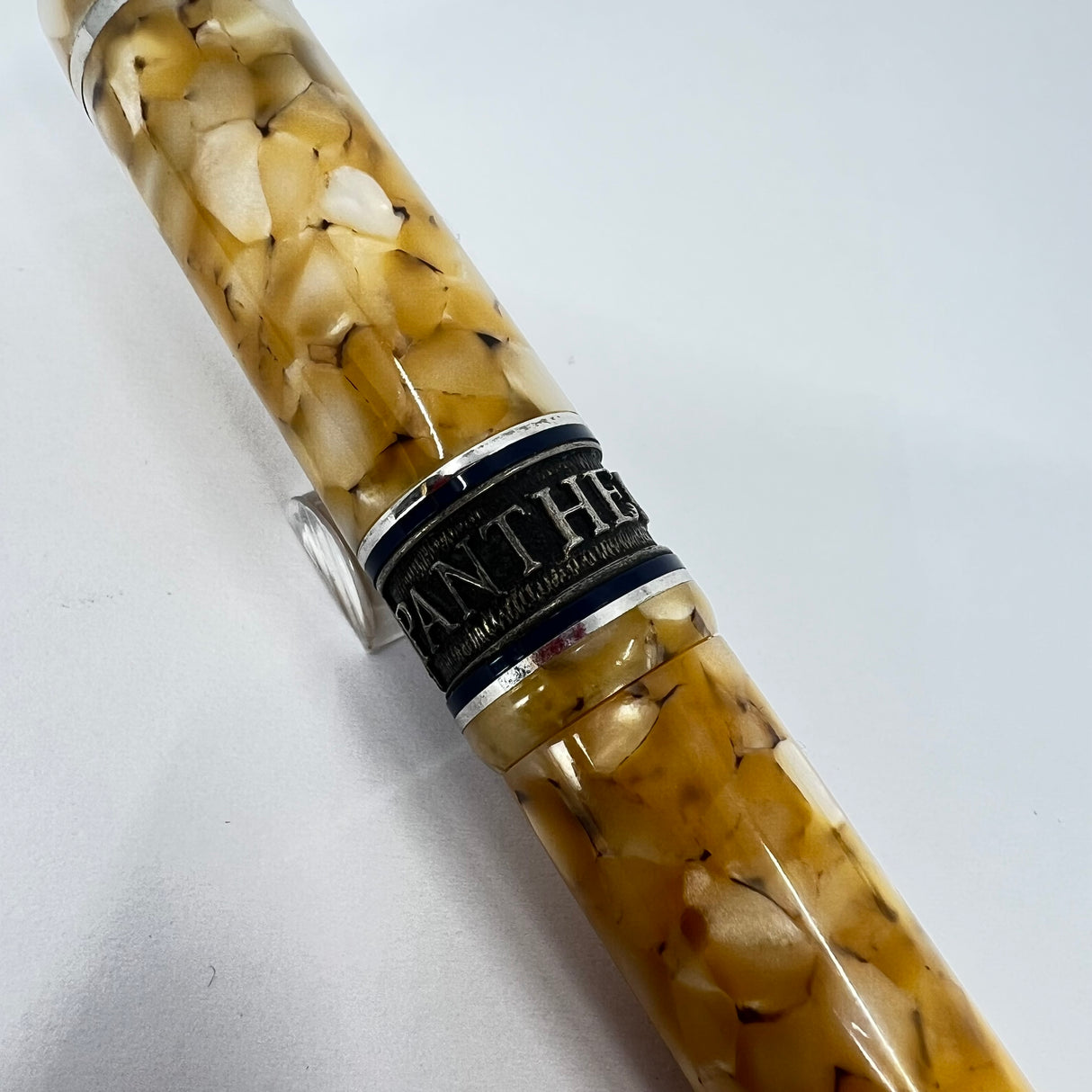 Delta Pantheon Amber Marble Limited Edition Rollerball