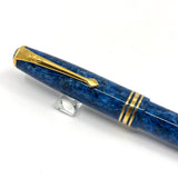 Conway Stewart Lustrous Marbled Blue Fountain Pen