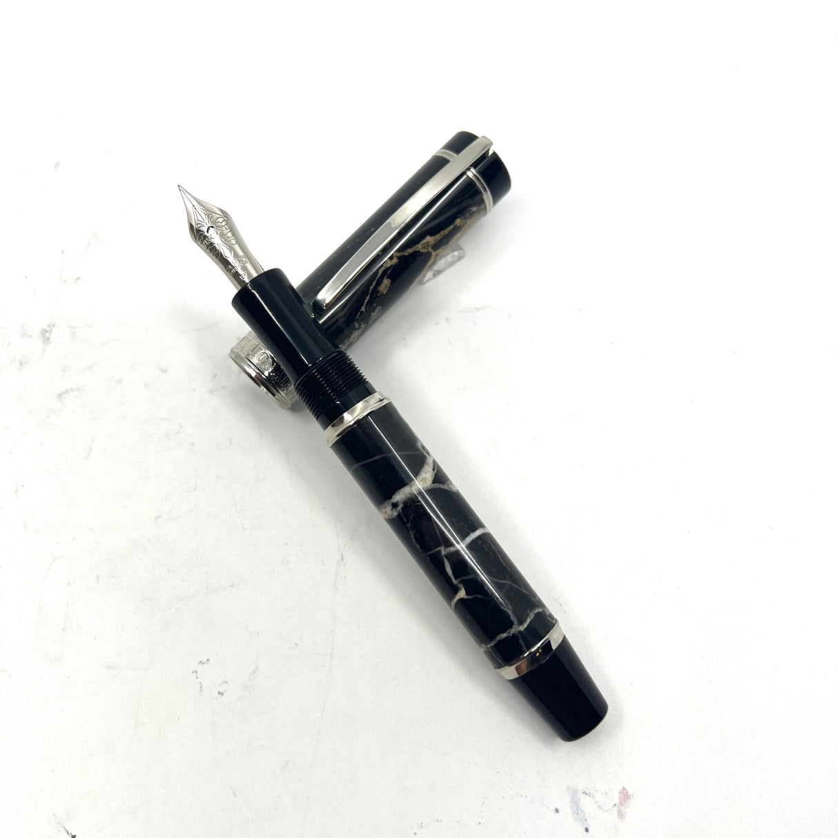 Visconti Millionaire Limited Edition Portoro Black Marble Fountain Pen