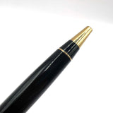 Aurora Optima Sterling Silver Guilloche Cap/Black Resin Barrel Ballpoint Pen