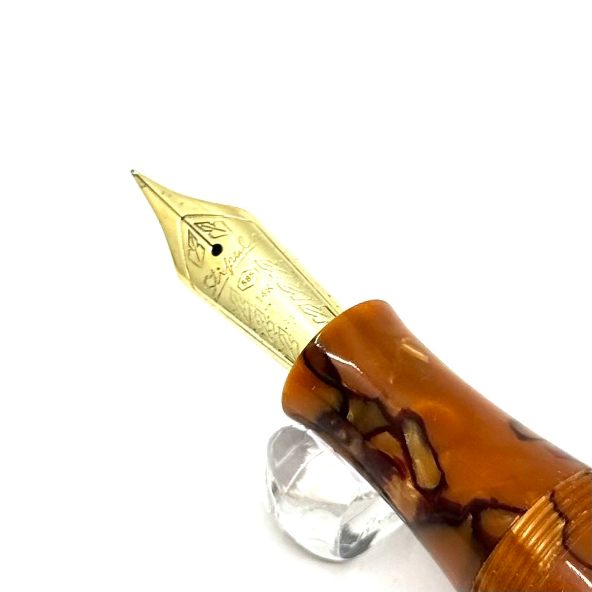 Stipula Etruria Valtiberina Alter Ego Celluloid Ltd Ed. Fountain Pen  - Fine 14kt Gold Nib
