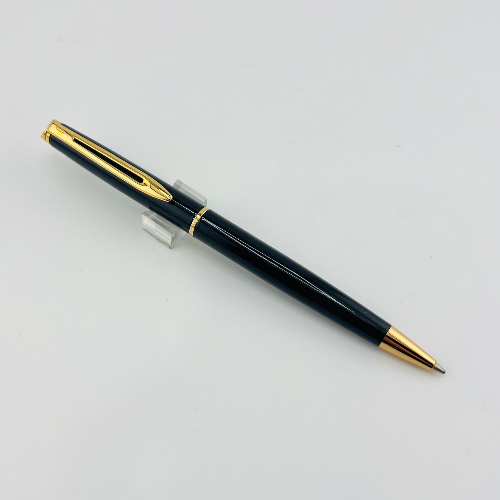 Waterman Paris Hemisphere Black lacquer - Set of 3 pens FP/BP/MP