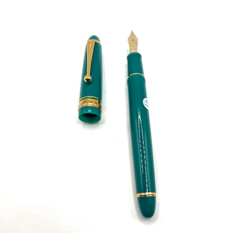 Pilot Custom 743 Verdigris Fountain Pen - Extra Fine #15 14kt Gold Nib