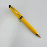 Aurora Ipsilon Resin Yellow Pen Set  - Fountain Pen Rollerball and Ballpoint
