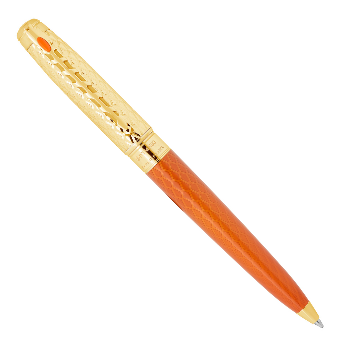 ST Dupont Game of Thrones Line D Eternity Ballpoint Pen (Fire Orange)