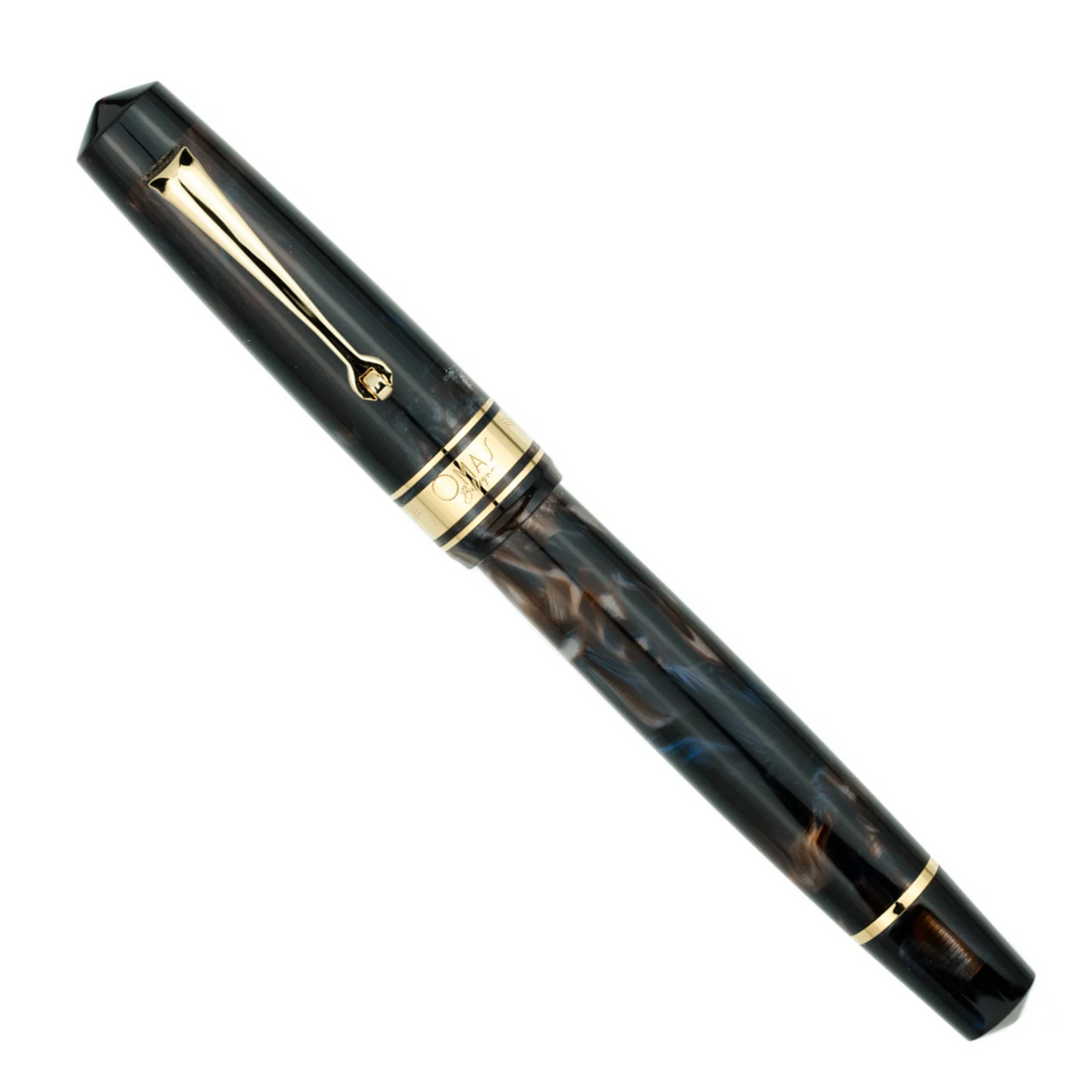 OMAS Bologna: Galassia Fountain Pen (Gold trim)