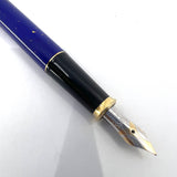 Cross Townsend Blue Lapis Lazuli/ 22K Gold Dust Fountain Pen - Fine 18kt Gold Nib