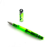 Pelikan #205 Transparent Green Fountain Pen/Highlighter BB Nib
