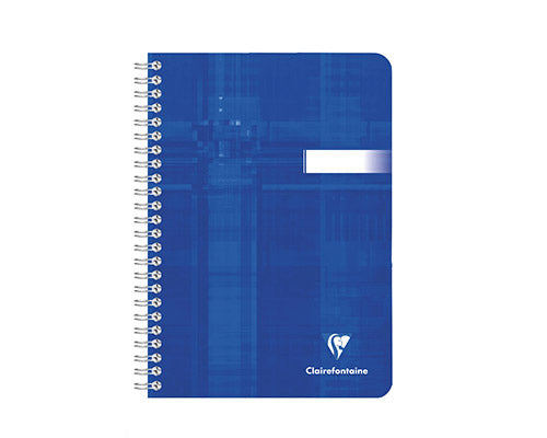 Clairefontaine Classic Notebooks Blue Ruled 6 x 8 1/4 in. 180 Pages Wirebound Notebook