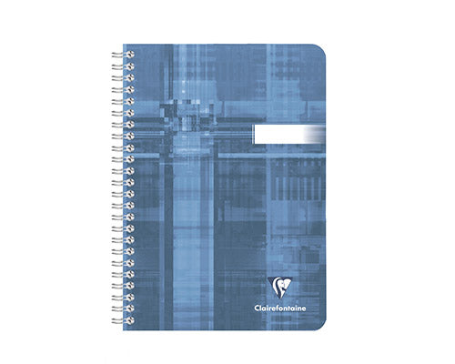 Clairefontaine Classic Notebooks Blue/Gray Ruled 6 x 8 1/4 in. 180 Pages Wirebound Notebook