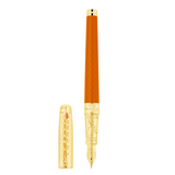 ST Dupont Game of Thrones Line D Eternity Fountain Pen (Fire Orange)