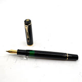 Pelikan M150 Black Fountain Pen - Italic Nib