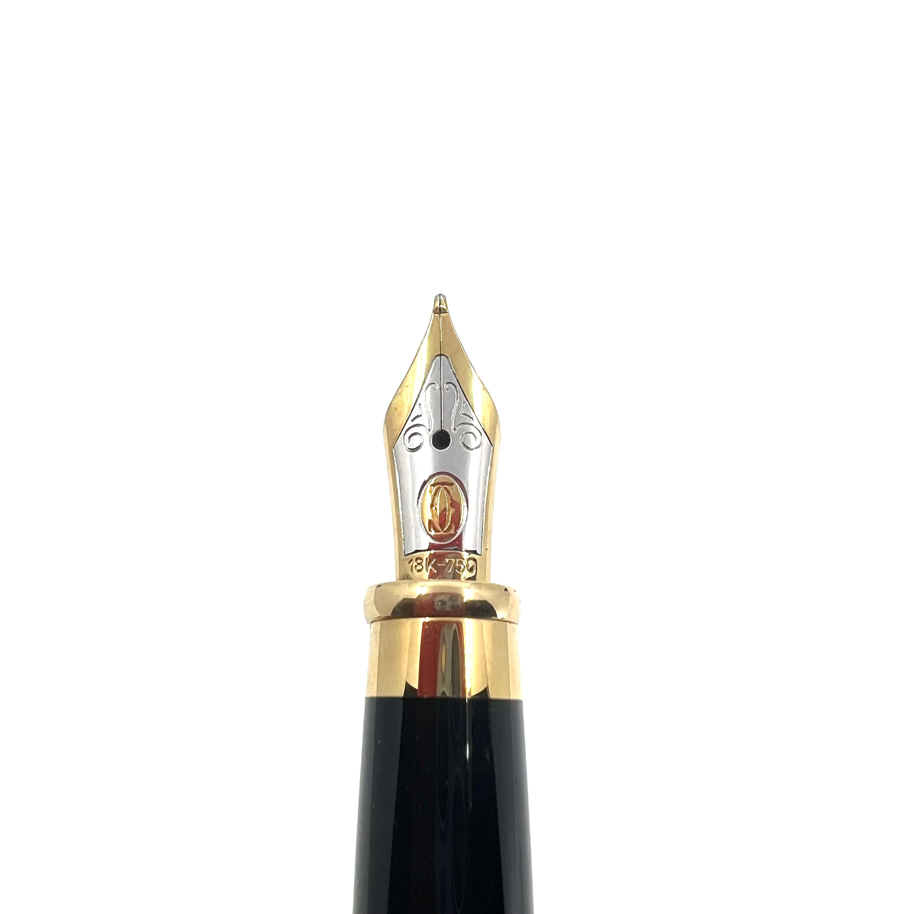 Cartier Trinity Black Lacquer Fountain Pen – Fountain Pen Hospital