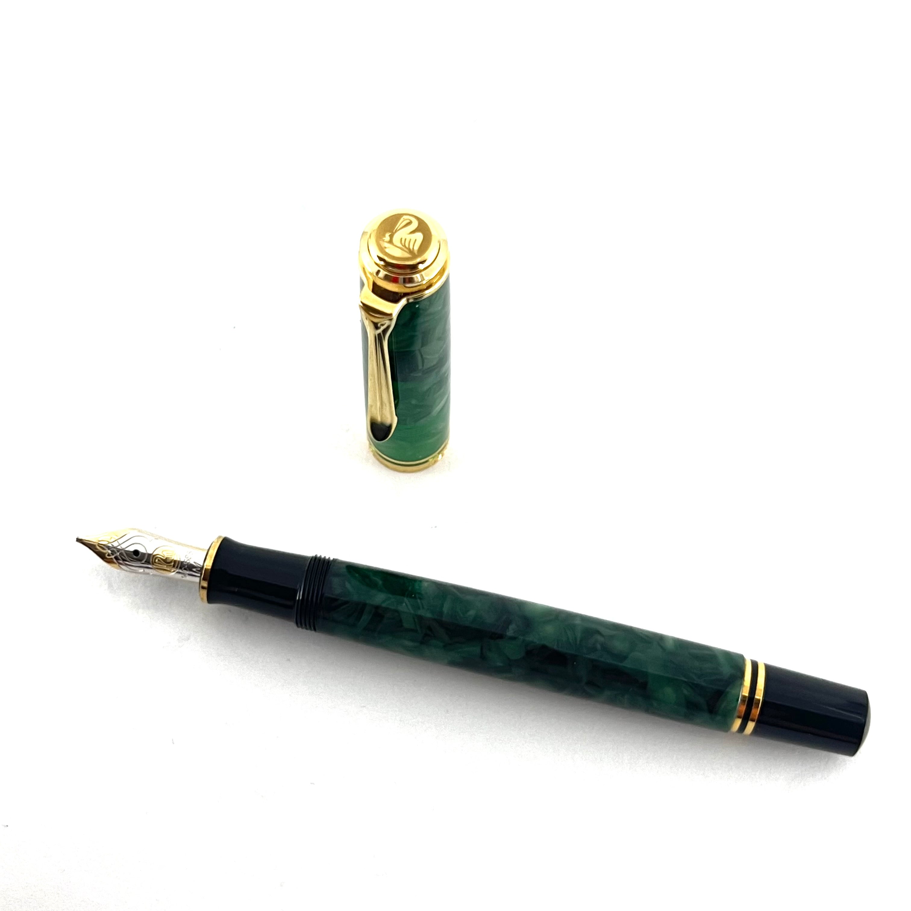Pelikan M600 Transparent Green O' Green Fountain Pen – Fountain