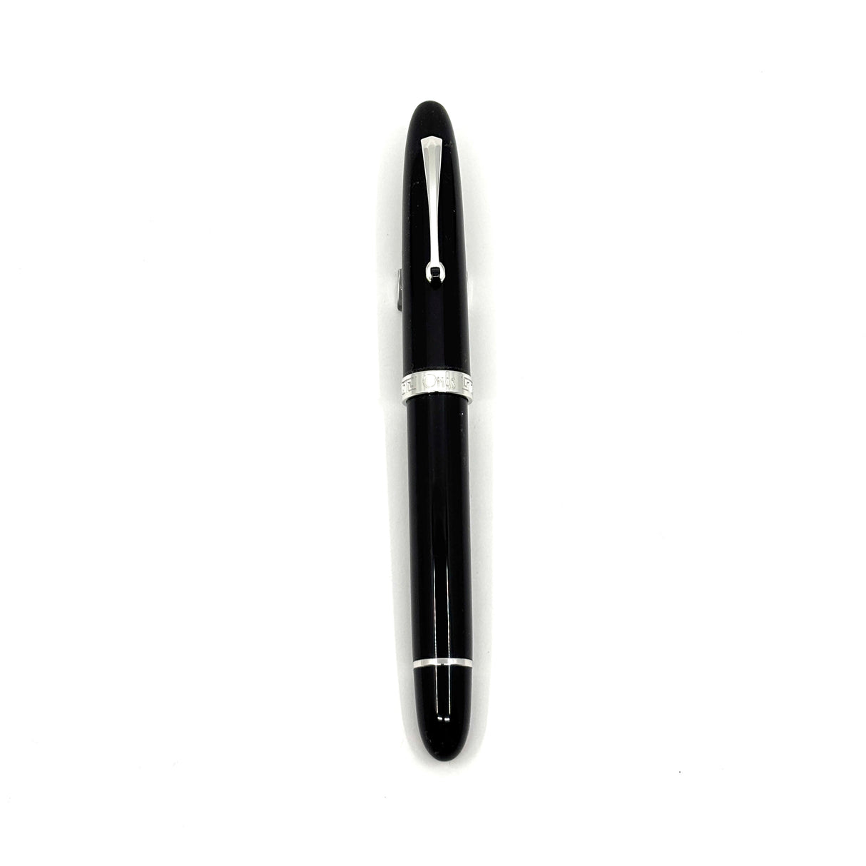 OMAS Ogiva Black  Fountain Pen with High Tech Trim