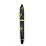 Sailor 1911L Maki-e Floating Fans  Fountain Pen - Rare  Naginata Cross 21K Nib