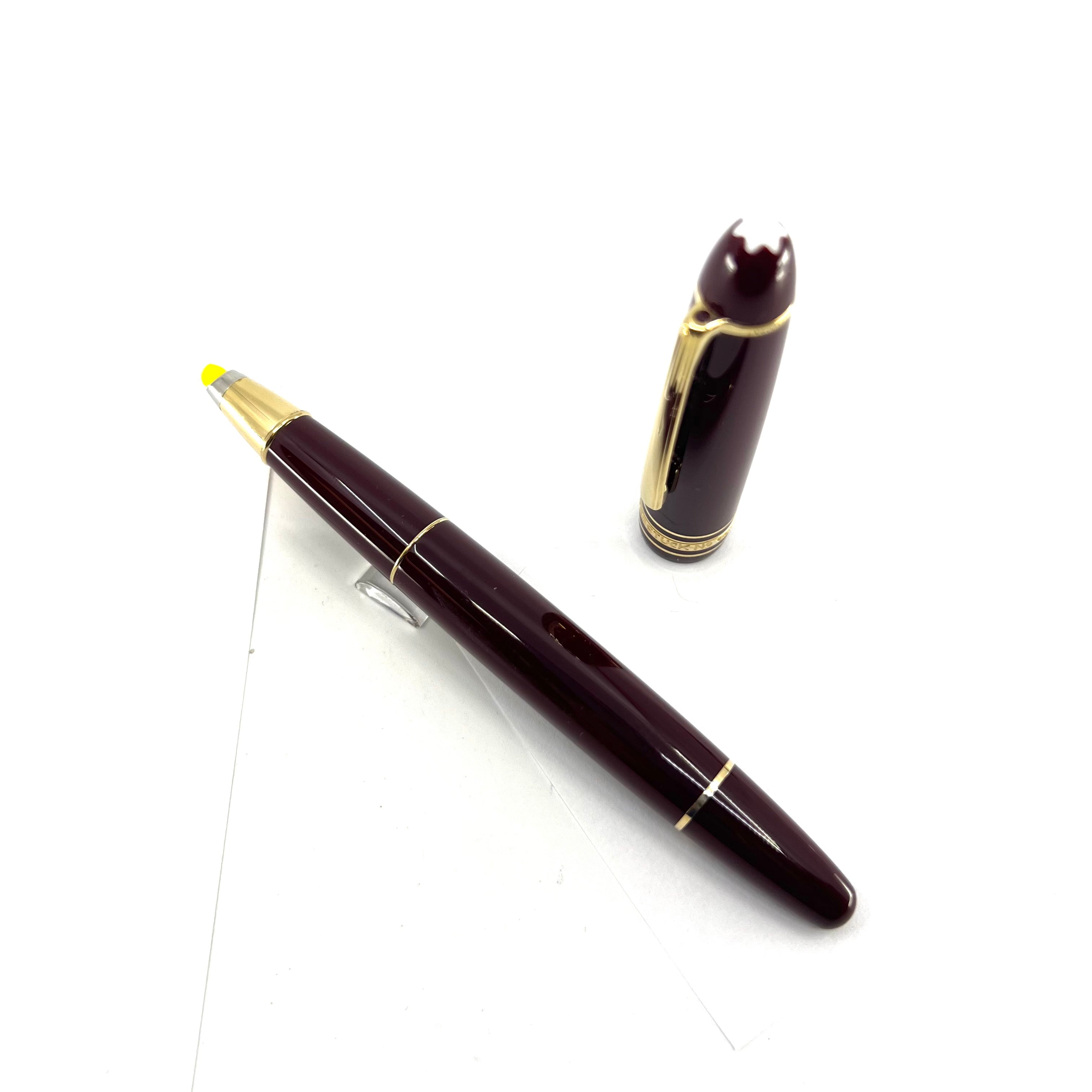 Montblanc Meisterstuck Bordeaux Resin #166 LeGrand Highlighter