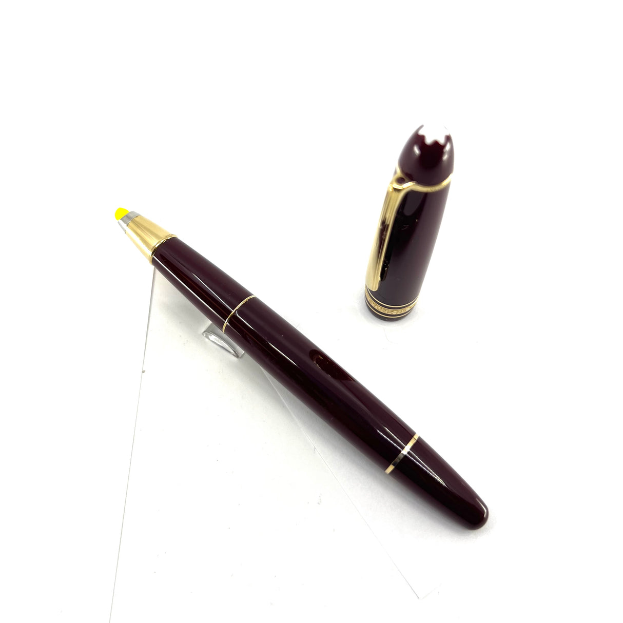 Montblanc Meisterstuck Bordeaux Resin #166 LeGrand Highlighter/ Document Marker - RARE in Bordeaux!