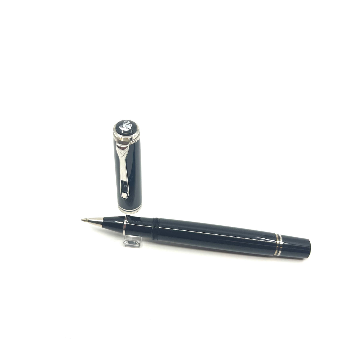 Pelikan R805  Black Rollerball - Platinum Plated Trim