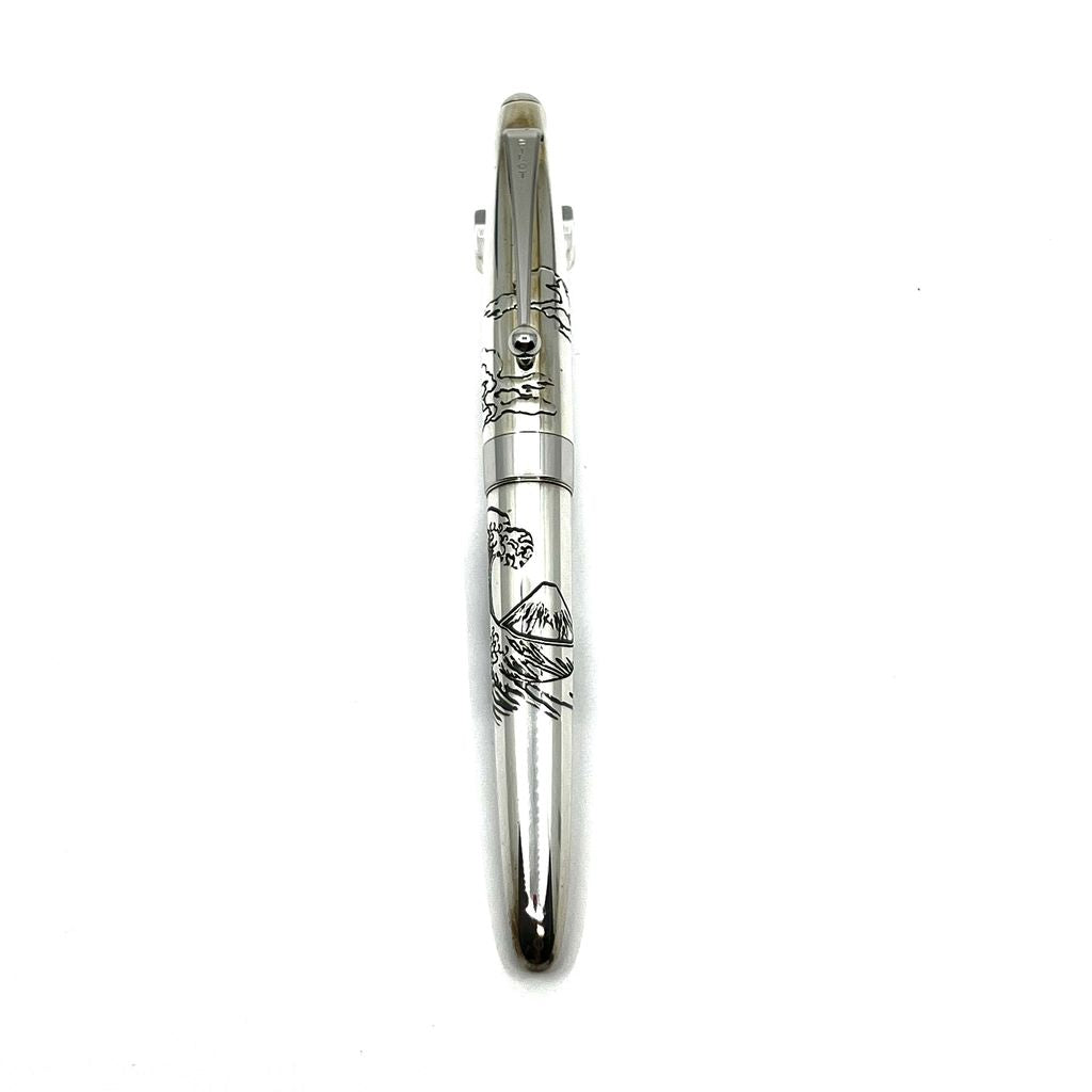 Pilot Sterling Silver Mount Fuji & Wave Fountain Pen