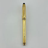Cross Townsend Gold Plated - Made in USA circa 1990 - Roller Ball