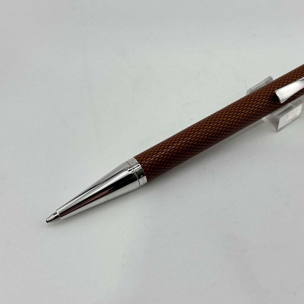 Graf Von Faber-Castell Classic Macassar Wood Guilloche - Ballpoint