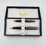 Bill Blass set of 2 pens red lacquer  - Mechanical Pencil and Ball Pen